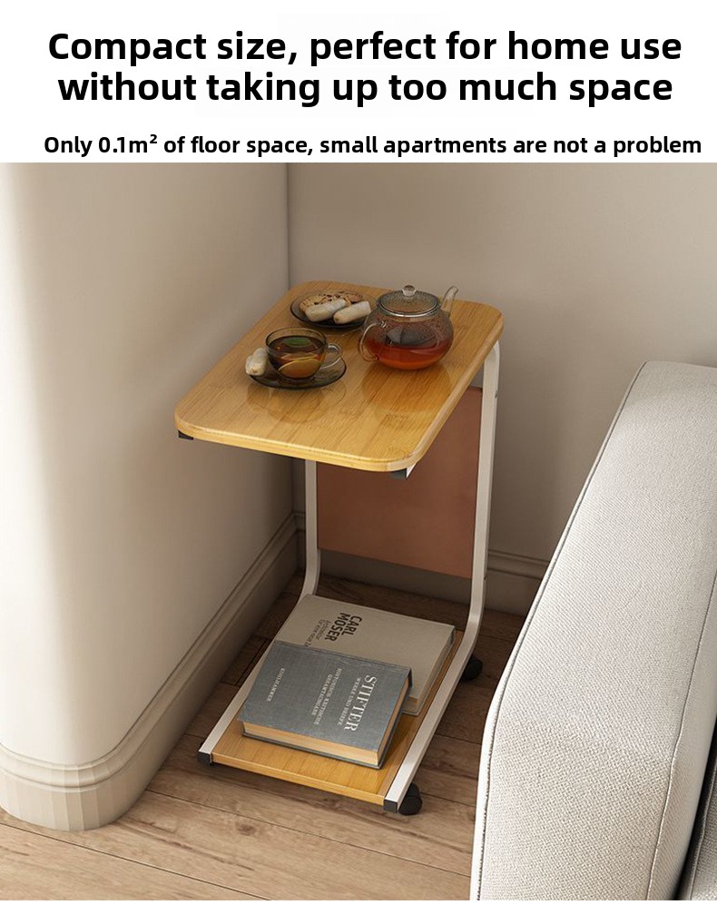 Étagère de rangement pour la maison, table de chevet moderne et simple pour appartement, rangement pour chambre et salon, sur pied_voghion.com