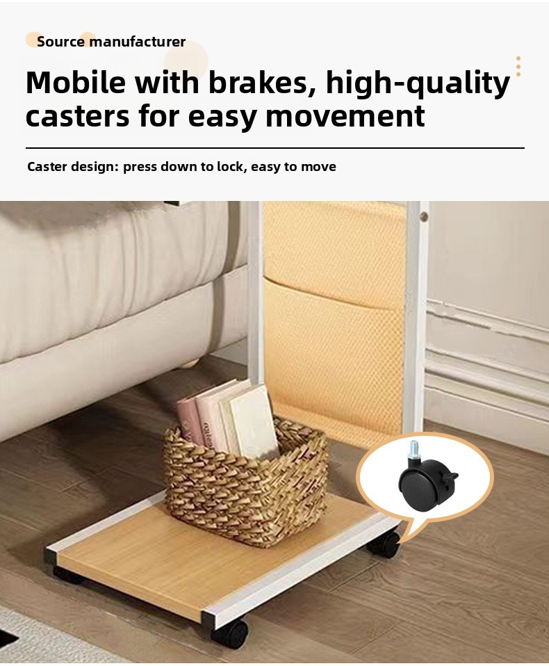 Étagère de rangement pour la maison, table de chevet moderne et simple pour appartement, rangement pour chambre et salon, sur pied_voghion.com