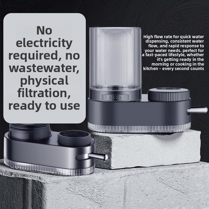 Wasserhahnfilter für den Haushalt, passend für Küchenarmaturen, mit waschbarem Keramikfilter_voghion.com