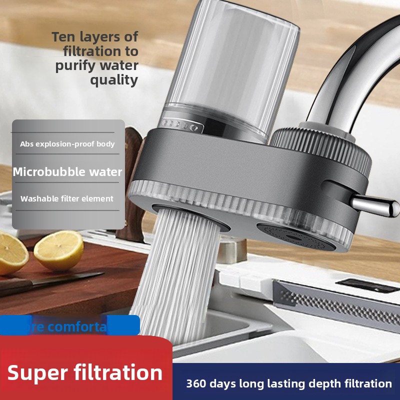 Household Kitchen Tap Water Faucet Style Purifier With Washable Ceramic Filter_voghion.com