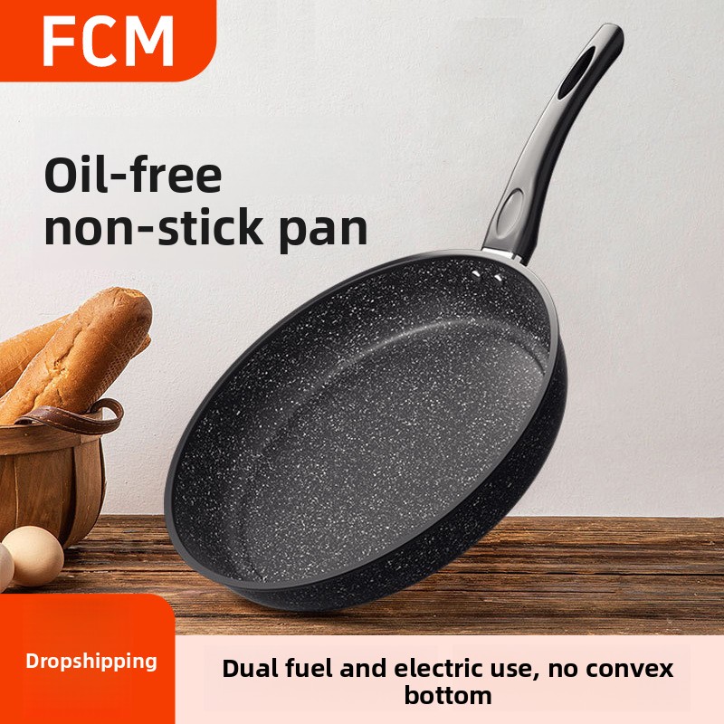 Groothandel in antiaanbakpannen van Maifan-steen voor thuisgebruik, geschikt voor alle fornuizen, koekenpan voor biefstuk en pannenkoeken._voghion.com
