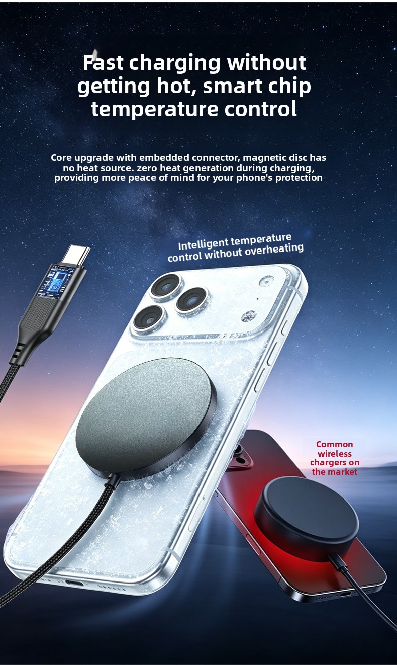 Magnetisches Kabelloses Ladegerät Für Apple Und Huawei 25w_voghion.com