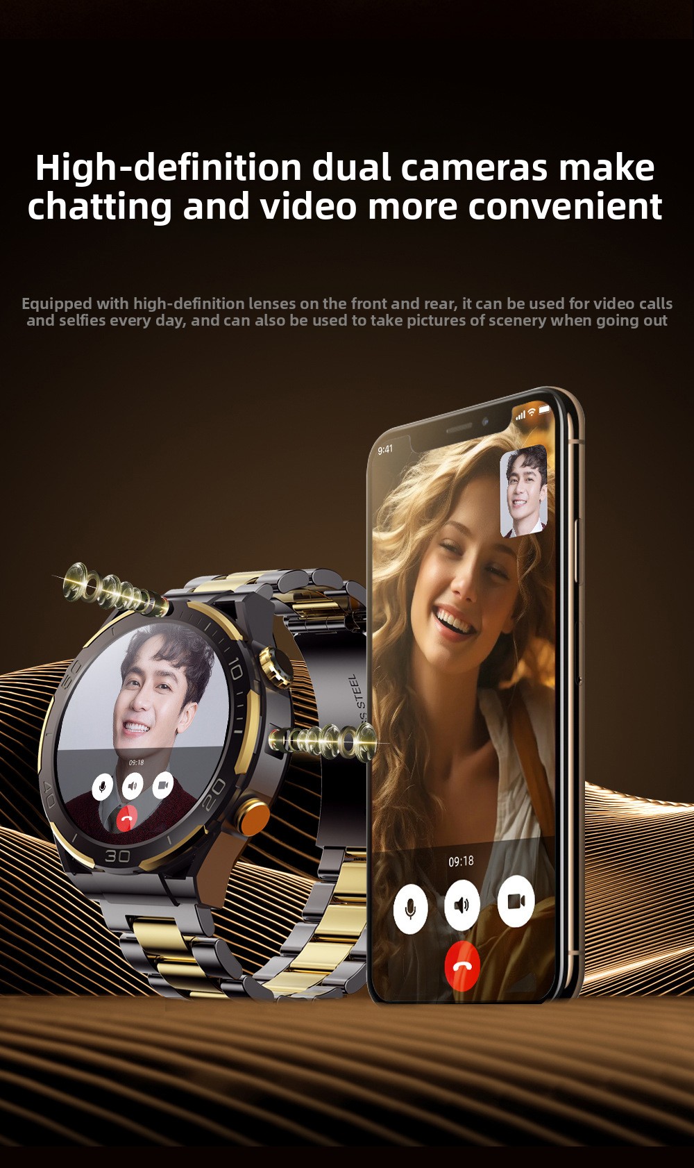 T7 Smart Watch 4g With Dual Camera And Multifunctional Features_voghion.com