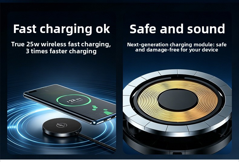 Magnetisches Kabelloses Ladegerät Für Apple Und Huawei 25w_voghion.com