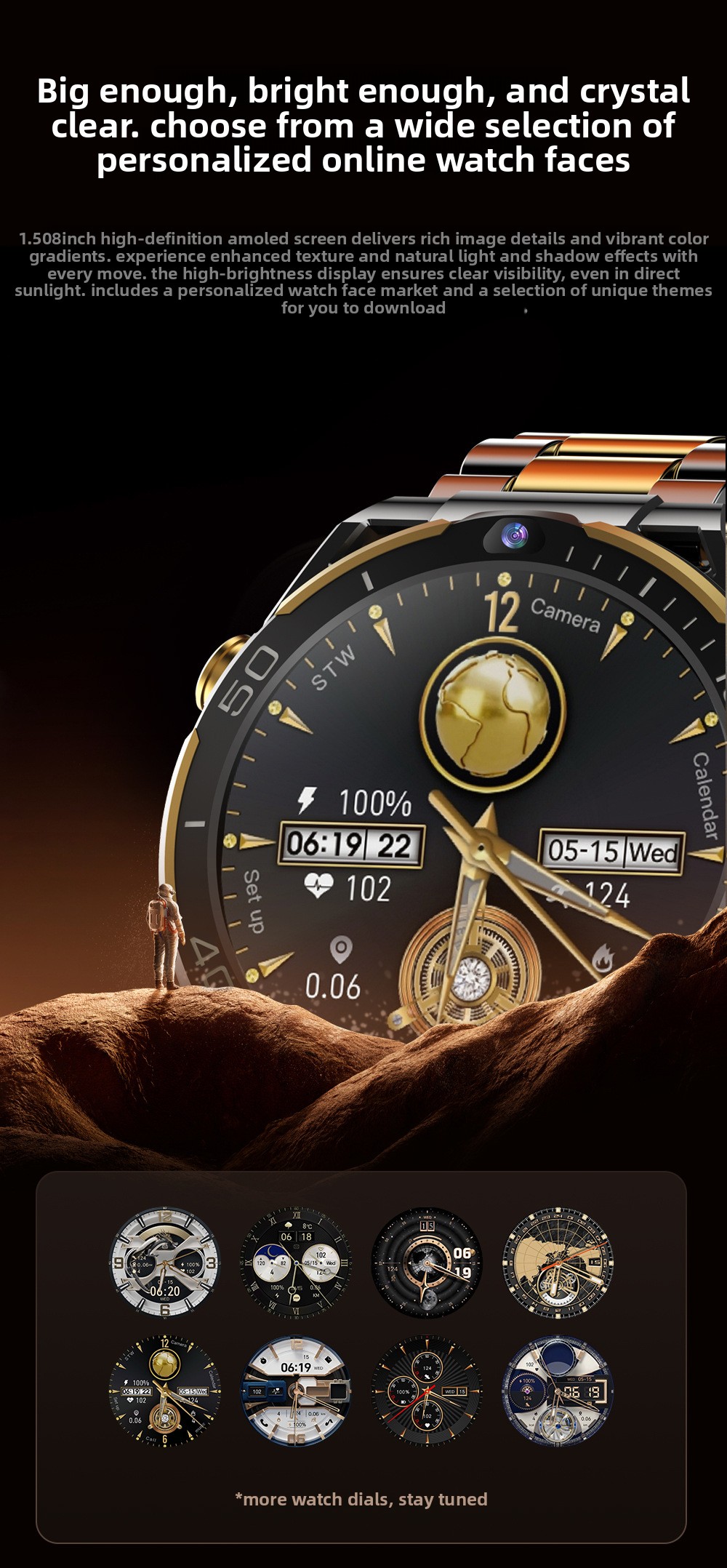 T7 Smart Watch 4g With Dual Camera And Multifunctional Features_voghion.com