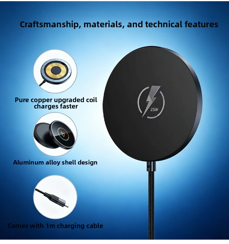 Magnetisches Kabelloses Ladegerät Für Apple Und Huawei 25w_voghion.com