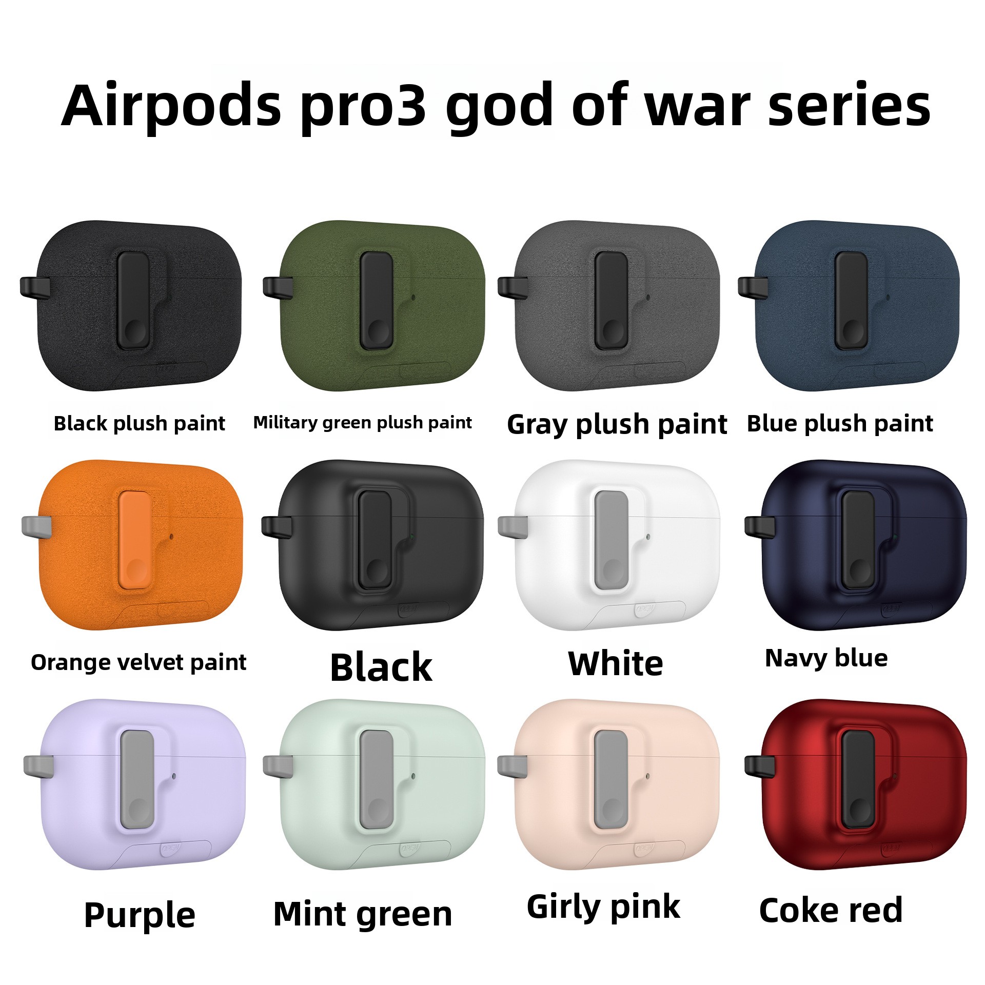 Protective Case For Apple Airpods Pro 3 And Airpods 4 Anti-drop_voghion.com