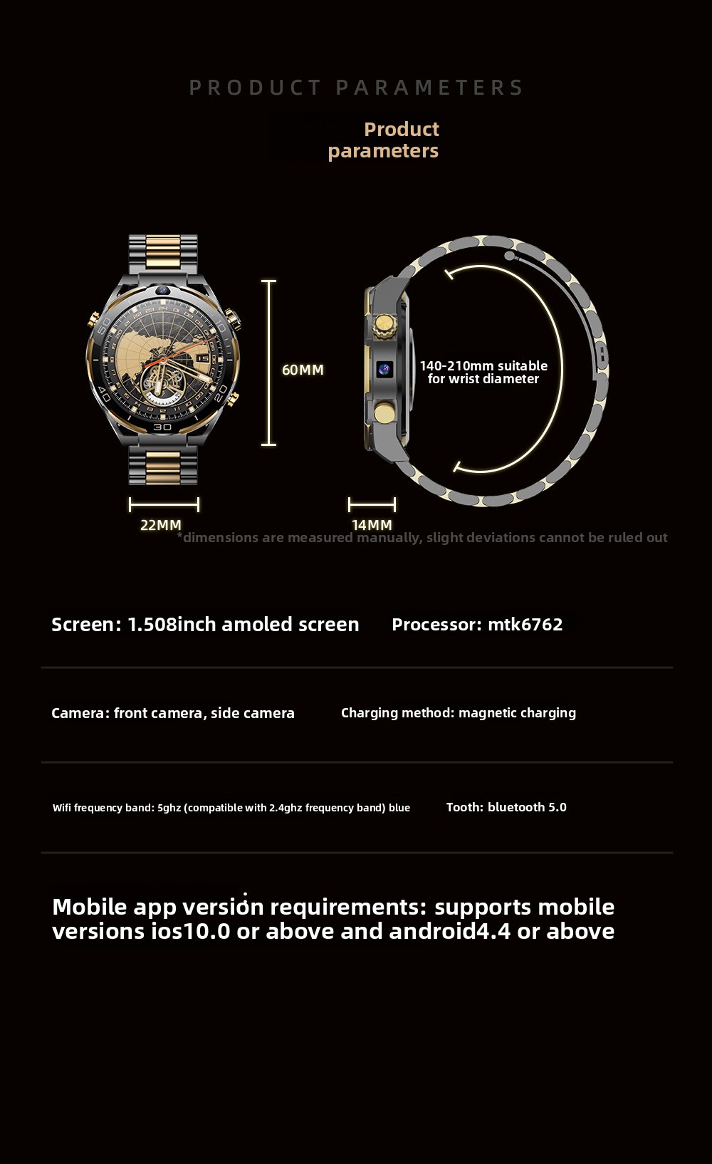 T7 Smart Watch 4g With Dual Camera And Multifunctional Features_voghion.com