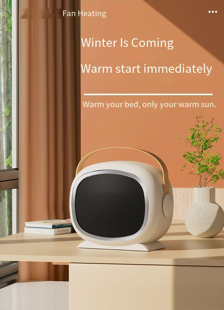 Tischgerät für den Heimgebrauch, Hochleistungs-PTC-Keramik-Schnellheizgerät, tragbarer kleiner Elektroheizer_voghion.com