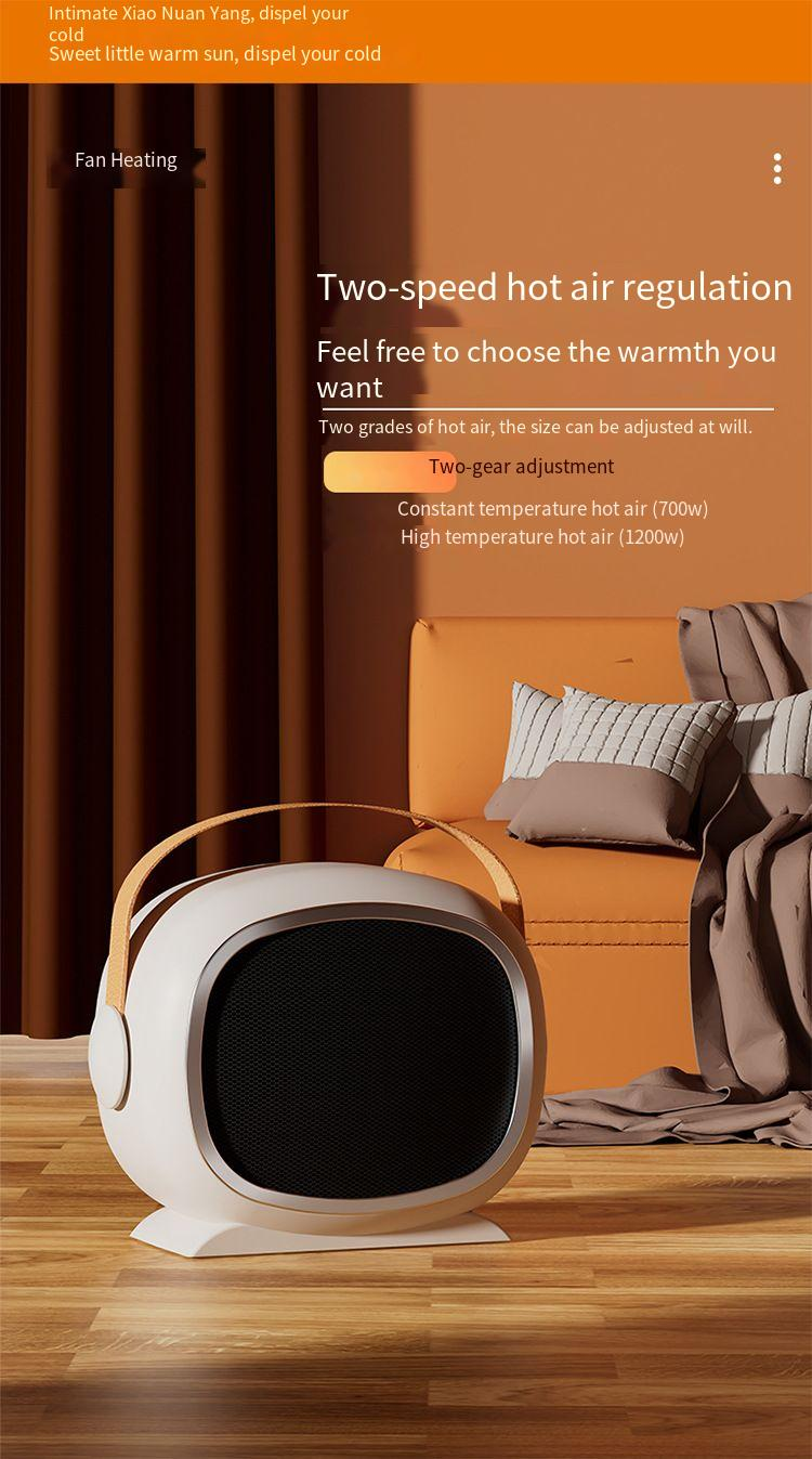 Tischgerät für den Heimgebrauch, Hochleistungs-PTC-Keramik-Schnellheizgerät, tragbarer kleiner Elektroheizer_voghion.com