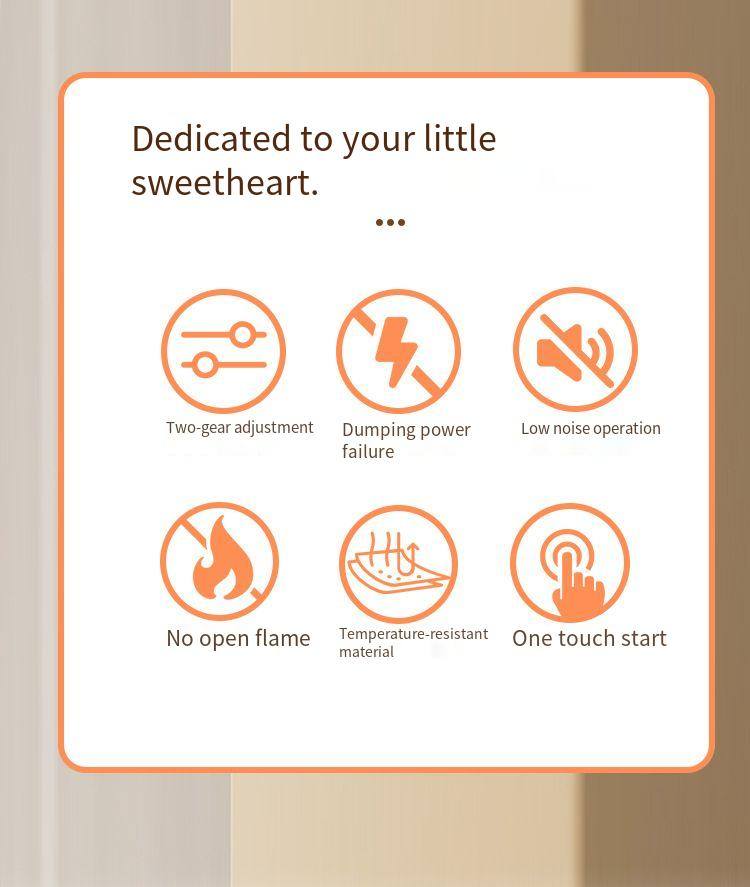 Tischgerät für den Heimgebrauch, Hochleistungs-PTC-Keramik-Schnellheizgerät, tragbarer kleiner Elektroheizer_voghion.com