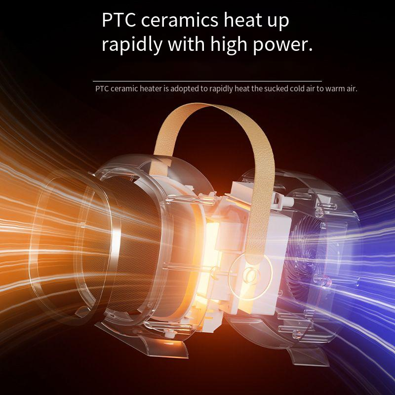 Tischgerät für den Heimgebrauch, Hochleistungs-PTC-Keramik-Schnellheizgerät, tragbarer kleiner Elektroheizer_voghion.com