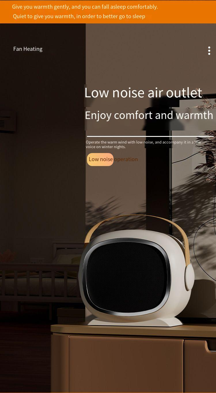 Tischgerät für den Heimgebrauch, Hochleistungs-PTC-Keramik-Schnellheizgerät, tragbarer kleiner Elektroheizer_voghion.com