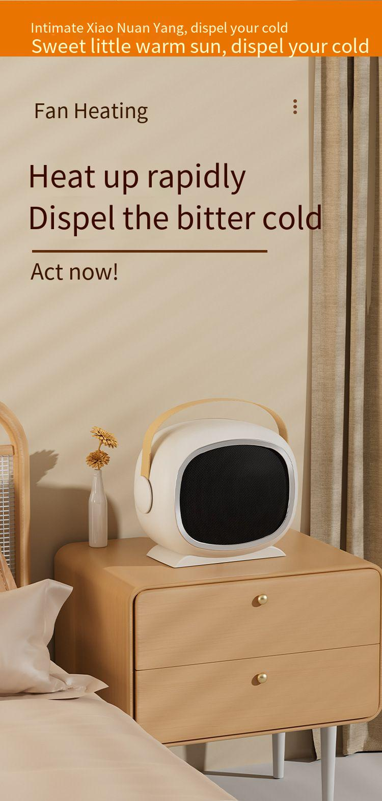 Tischgerät für den Heimgebrauch, Hochleistungs-PTC-Keramik-Schnellheizgerät, tragbarer kleiner Elektroheizer_voghion.com