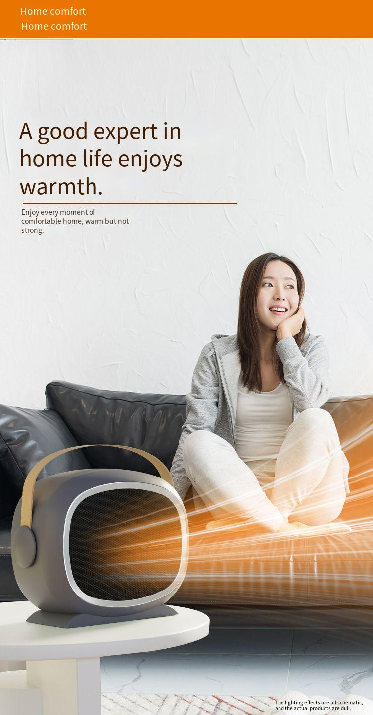 Tischgerät für den Heimgebrauch, Hochleistungs-PTC-Keramik-Schnellheizgerät, tragbarer kleiner Elektroheizer_voghion.com