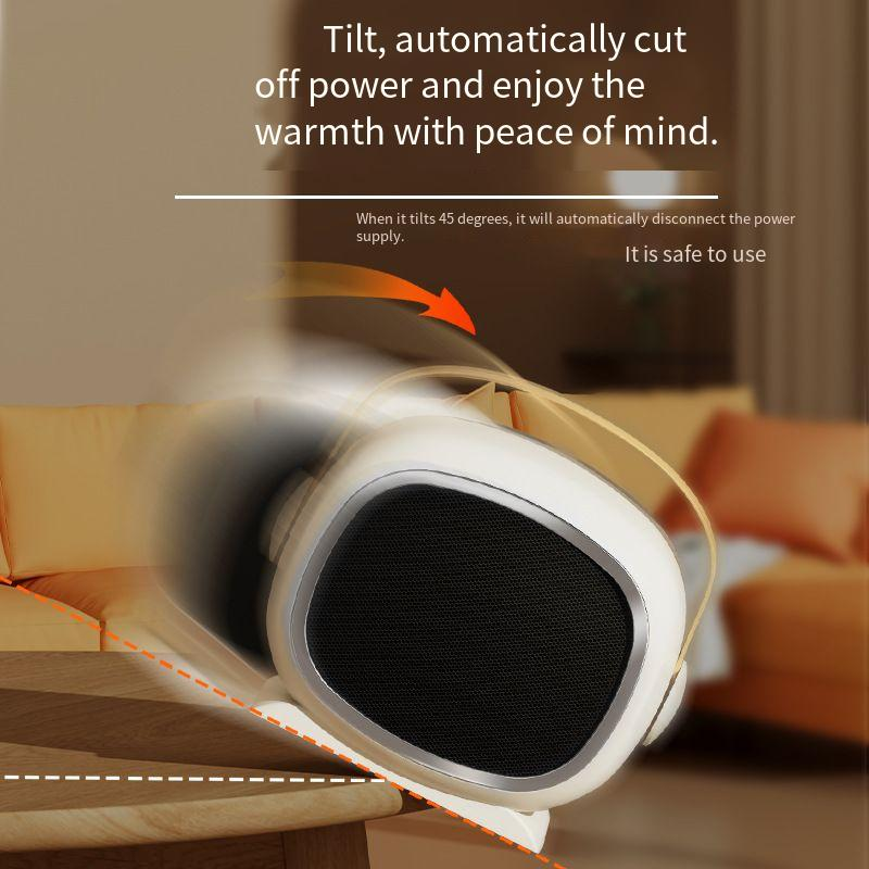 Tischgerät für den Heimgebrauch, Hochleistungs-PTC-Keramik-Schnellheizgerät, tragbarer kleiner Elektroheizer_voghion.com