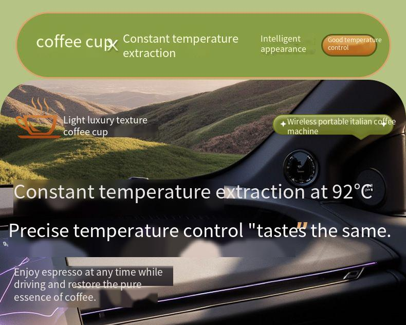 Macchina per caffè espresso portatile transfrontaliera a capsule, completamente automatica, con pompa italiana a pressione, riscaldamento wireless e estrazione a pressione._voghion.com