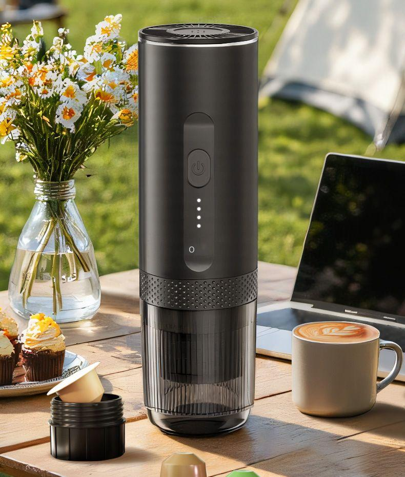 Macchina per caffè espresso portatile transfrontaliera a capsule, completamente automatica, con pompa italiana a pressione, riscaldamento wireless e estrazione a pressione._voghion.com