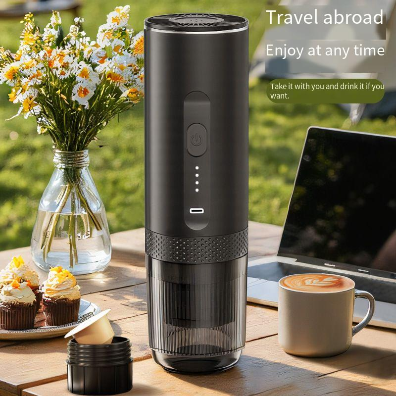 Macchina per caffè espresso portatile transfrontaliera a capsule, completamente automatica, con pompa italiana a pressione, riscaldamento wireless e estrazione a pressione._voghion.com