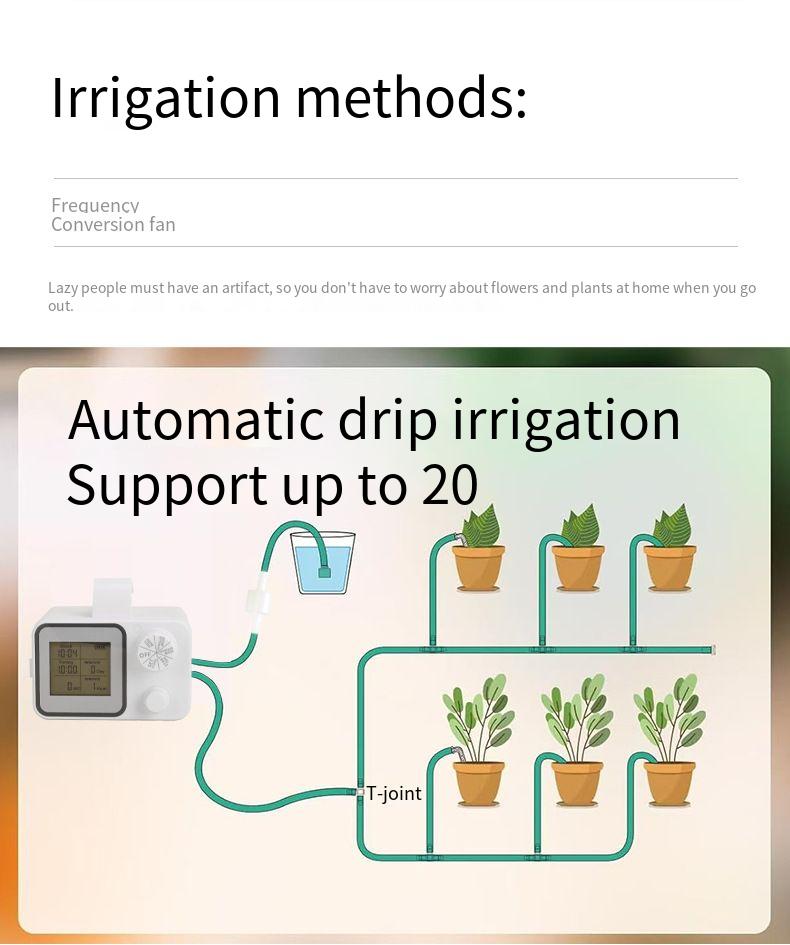 Smart Home Gardening, Automatic Machine For Lazy People, Office Potted Plant Timer Drip Watering Device_voghion.com