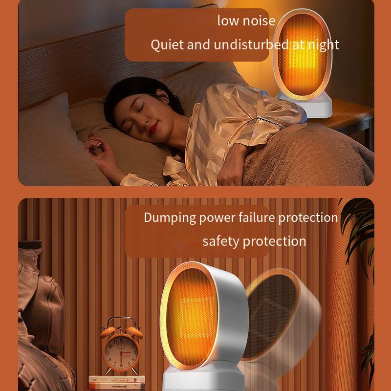 Nuovo modello 2024 Riscaldatore domestico Ventilatore ad aria calda Bagno Risparmio energetico Piccolo scaldapiedi Ufficio Piccolo sole Inverno_voghion.com