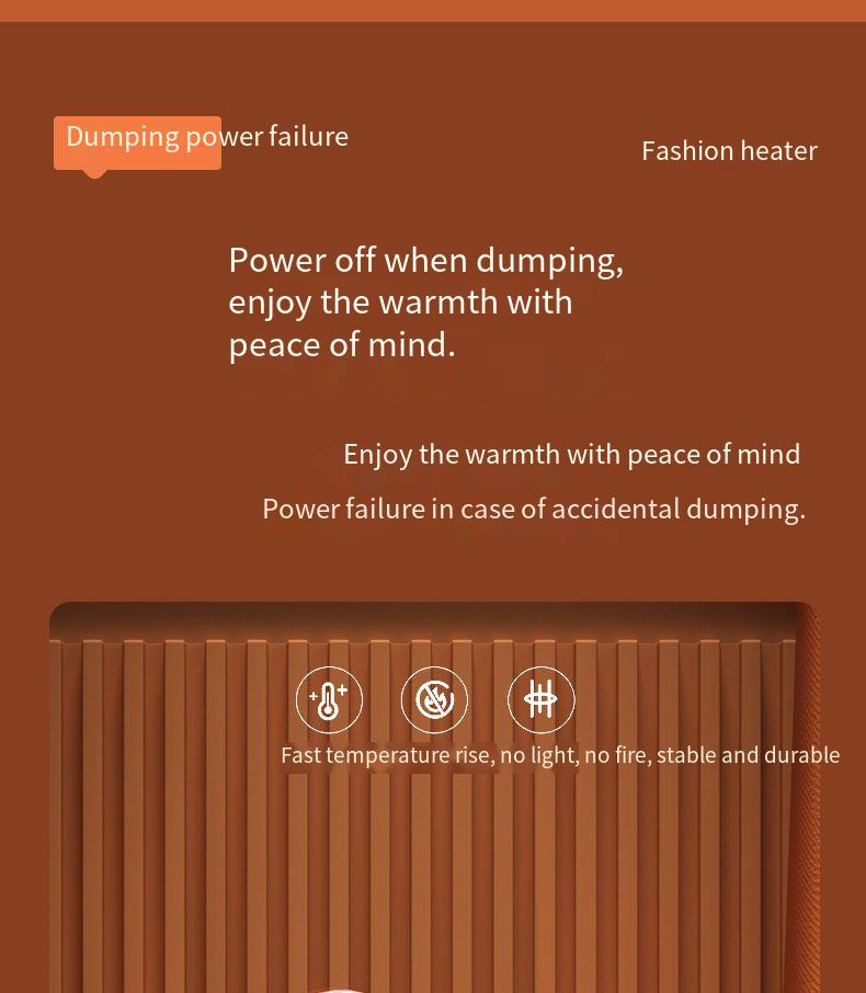 Nuovo modello 2024 Riscaldatore domestico Ventilatore ad aria calda Bagno Risparmio energetico Piccolo scaldapiedi Ufficio Piccolo sole Inverno_voghion.com