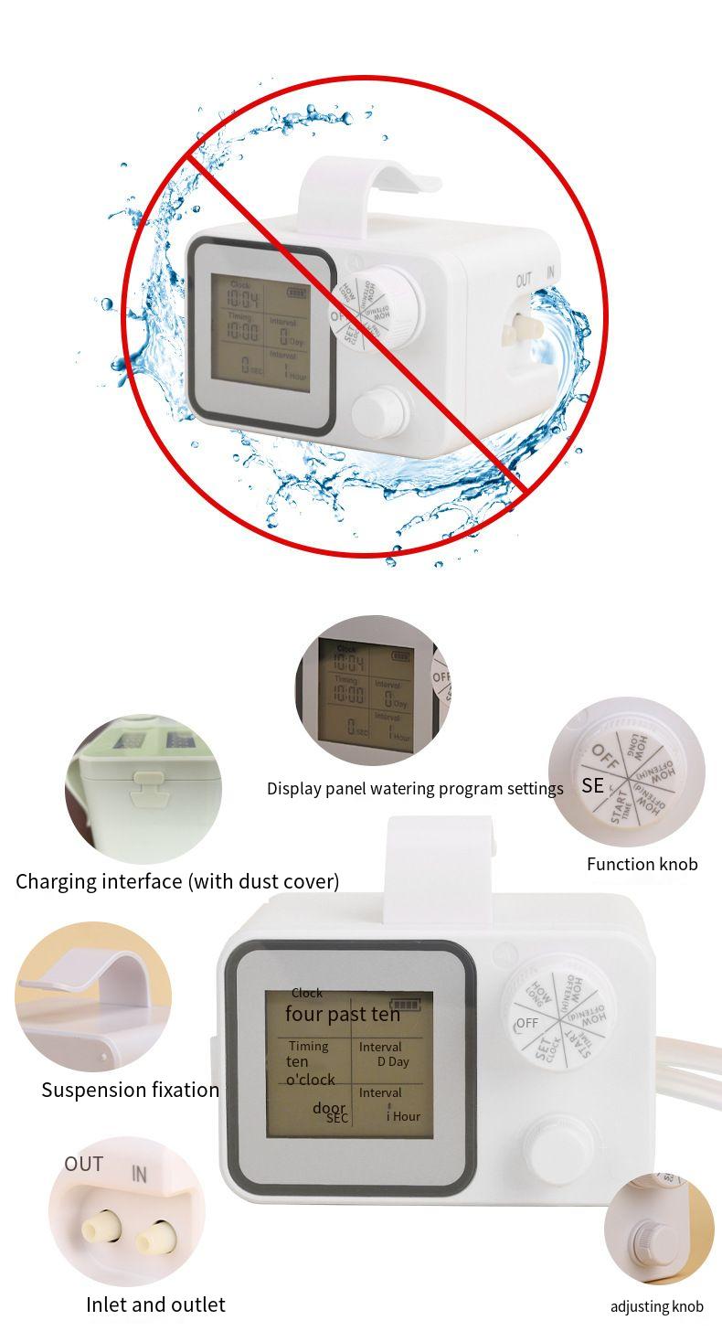 Smart Home Gardening, Automatic Machine For Lazy People, Office Potted Plant Timer Drip Watering Device_voghion.com