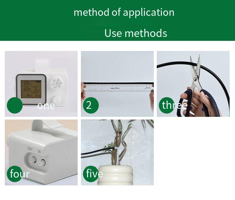 Smart Home Gardening, Automatic Machine For Lazy People, Office Potted Plant Timer Drip Watering Device_voghion.com