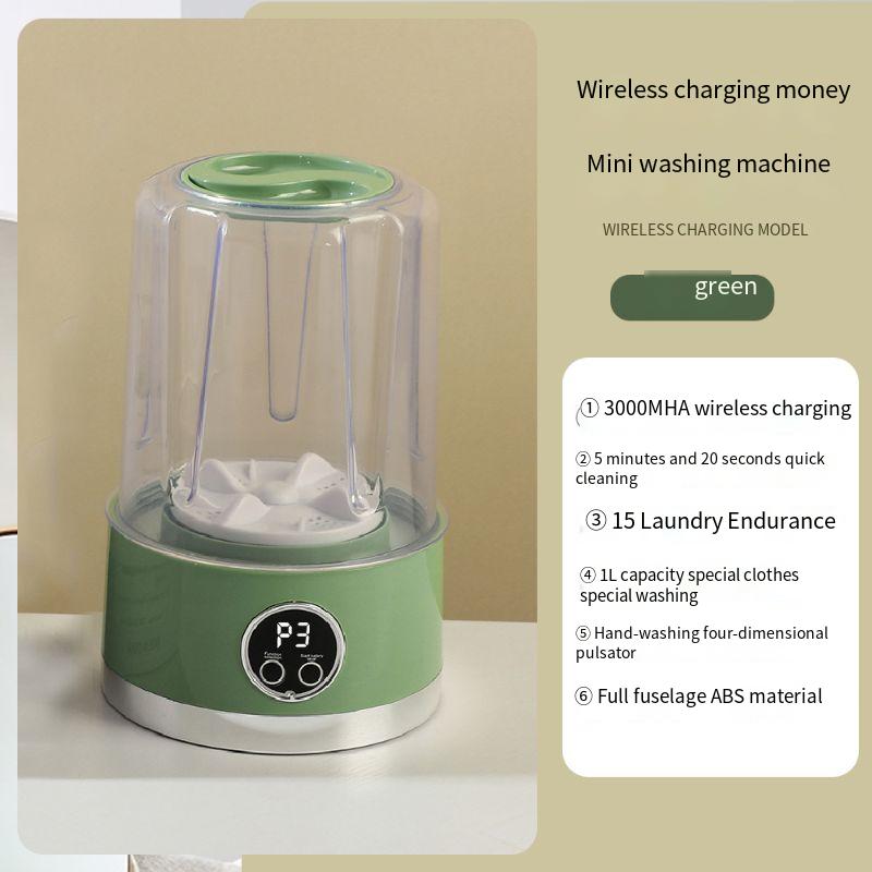 New Rechargeable Mini For Underwear And Socks, Portable Wireless Small Student Dormitory Washing Machine_voghion.com