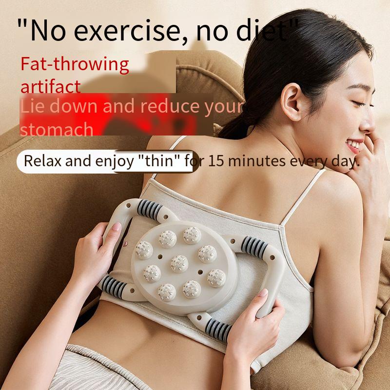 Sechs-Kopf-Faszienpistole für tiefe Rücken- und Taillenmassage mit hochfrequenter Vibration und Muskelentspannung, multifunktional mit mehreren Köpfen_voghion.com