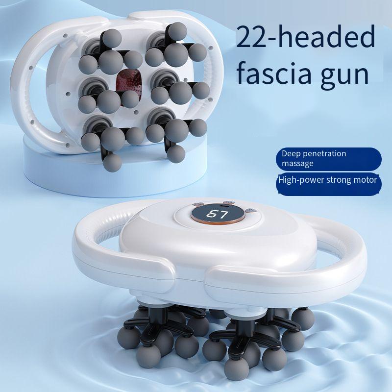 22-Head Multi-Head Fascia Muscle Massager Professional Grade Home Use Full Body Deep Relaxation High-Frequency Massage_voghion.com