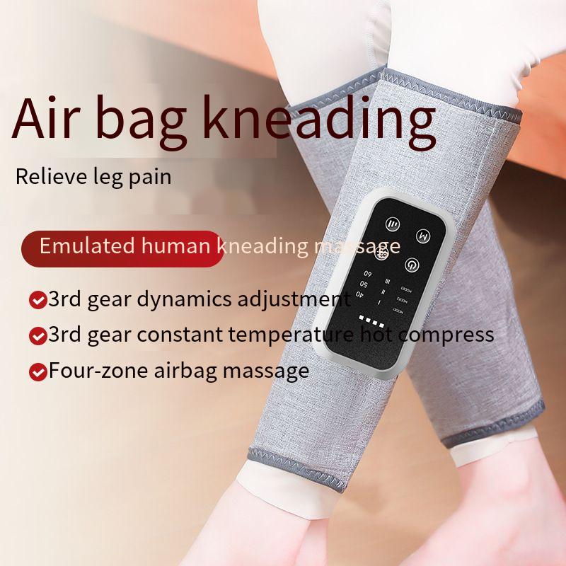 Elektrischer Waden-Airbag mit Luftdruckmassagegerät, Multifunktions-Massagegerät mit konstanter Temperatur, Wärmekompresse, Schönheits-Beine_voghion.com