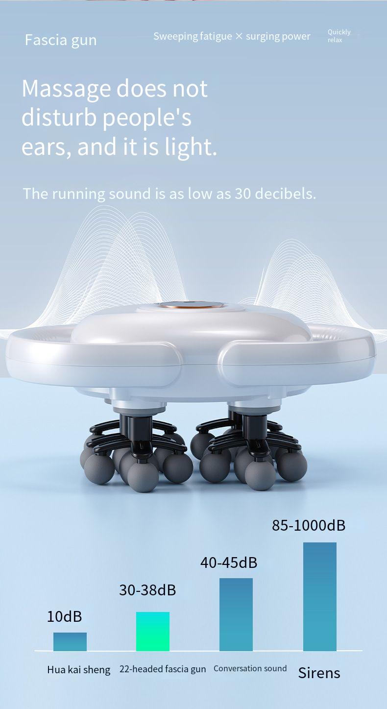 22-Head Multi-Head Fascia Muscle Massager Professional Grade Home Use Full Body Deep Relaxation High-Frequency Massage_voghion.com