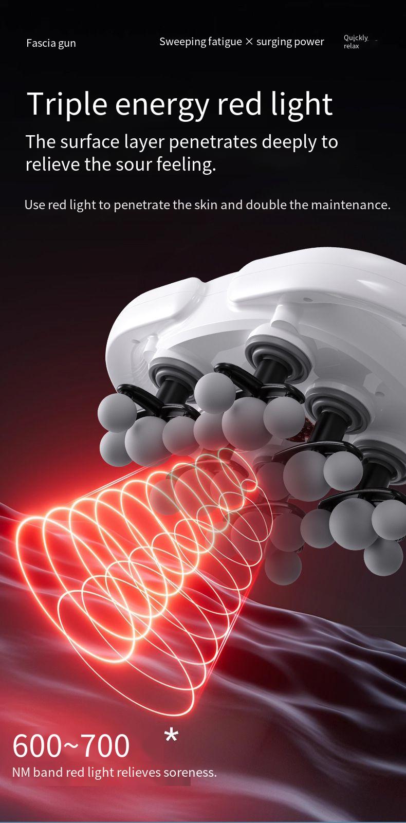 22-Head Multi-Head Fascia Muscle Massager Professional Grade Home Use Full Body Deep Relaxation High-Frequency Massage_voghion.com