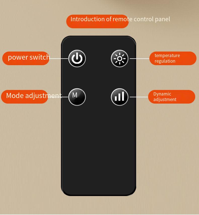 Elektrischer Waden-Airbag mit Luftdruckmassagegerät, Multifunktions-Massagegerät mit konstanter Temperatur, Wärmekompresse, Schönheits-Beine_voghion.com