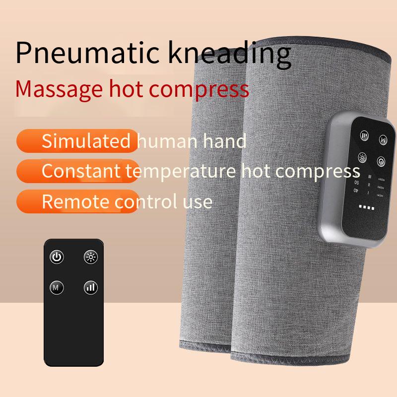 Elektrischer Waden-Airbag mit Luftdruckmassagegerät, Multifunktions-Massagegerät mit konstanter Temperatur, Wärmekompresse, Schönheits-Beine_voghion.com