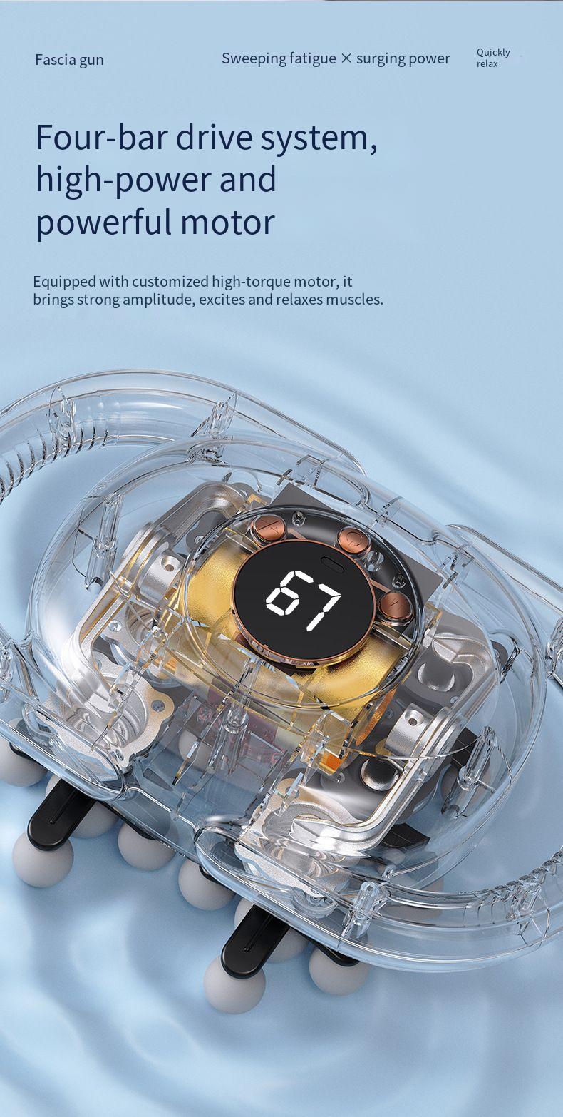 22-Head Multi-Head Fascia Muscle Massager Professional Grade Home Use Full Body Deep Relaxation High-Frequency Massage_voghion.com