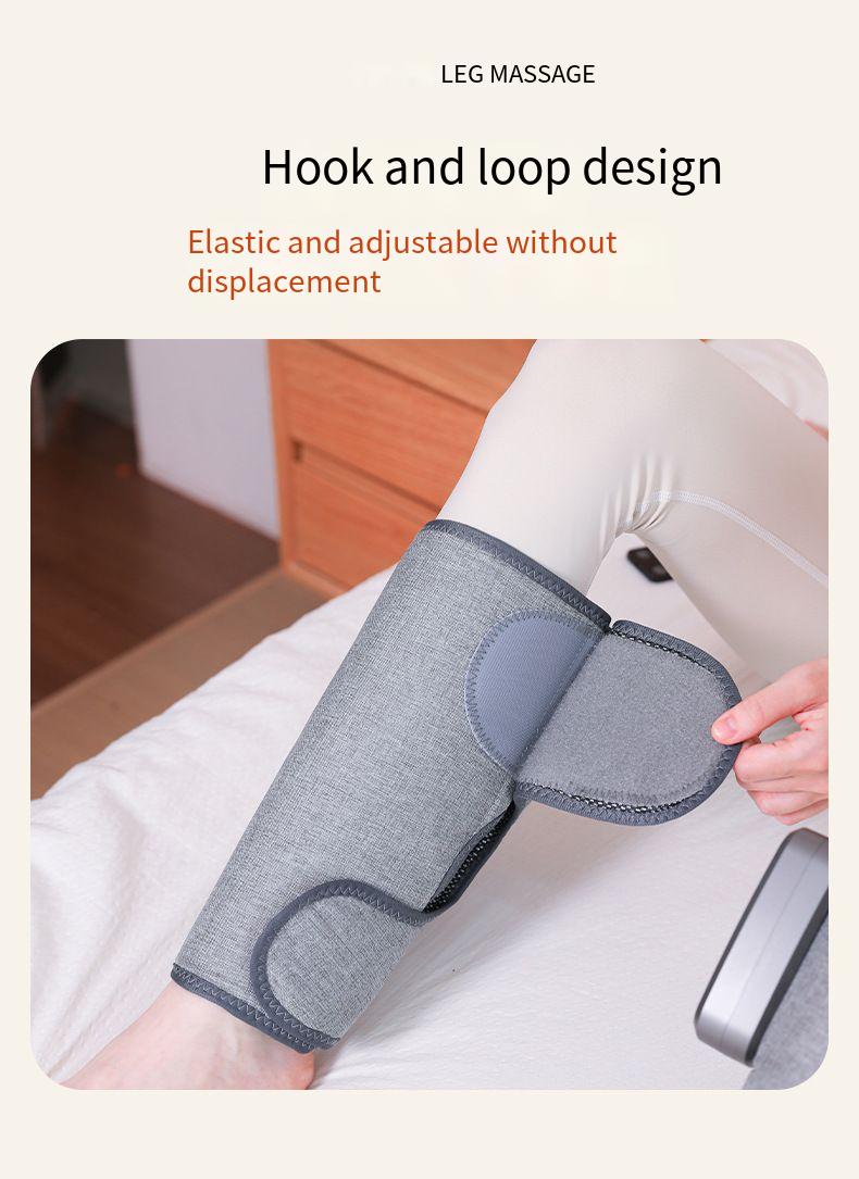 Elektrischer Waden-Airbag mit Luftdruckmassagegerät, Multifunktions-Massagegerät mit konstanter Temperatur, Wärmekompresse, Schönheits-Beine_voghion.com