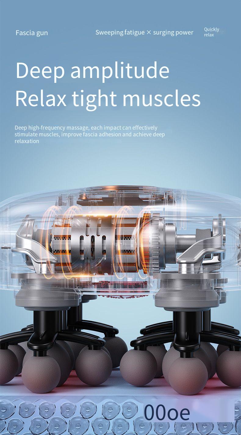 22-Head Multi-Head Fascia Muscle Massager Professional Grade Home Use Full Body Deep Relaxation High-Frequency Massage_voghion.com