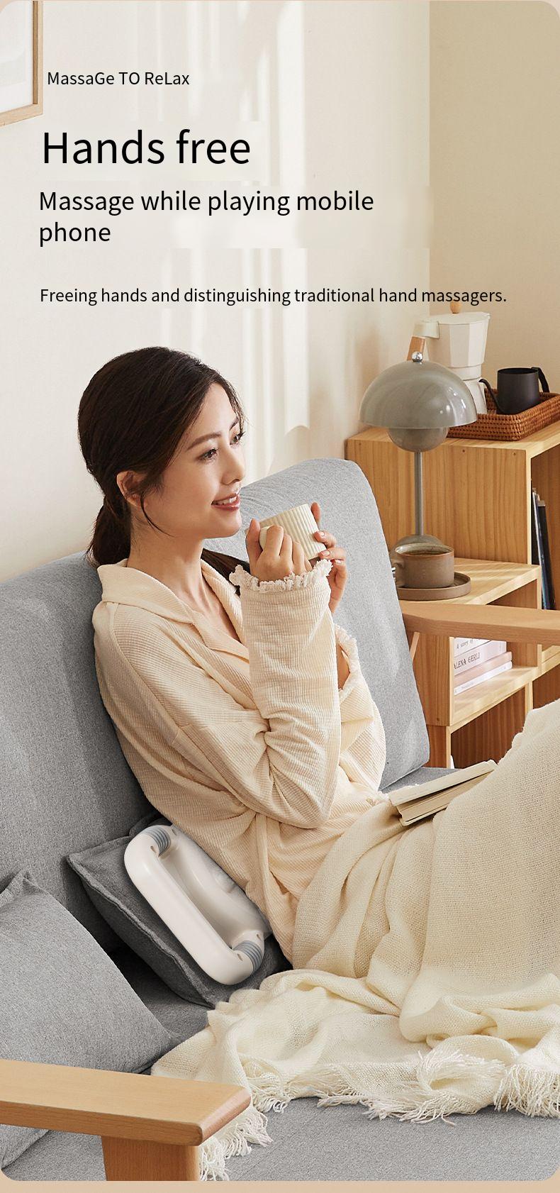 Sechs-Kopf-Faszienpistole für tiefe Rücken- und Taillenmassage mit hochfrequenter Vibration und Muskelentspannung, multifunktional mit mehreren Köpfen_voghion.com