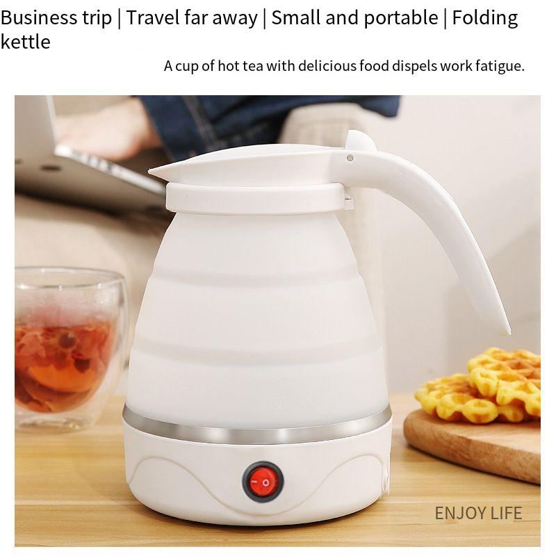 Foldable For Business Trips And Dormitories, Multifunctional Insulated Kettle, Silicone Electric Kettle_voghion.com