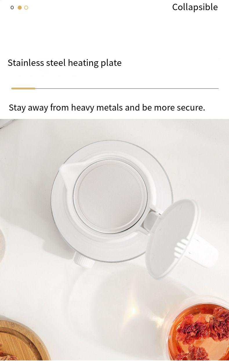 Foldable Silicone Electric Kettle For Business Travel & Dorms_voghion.com