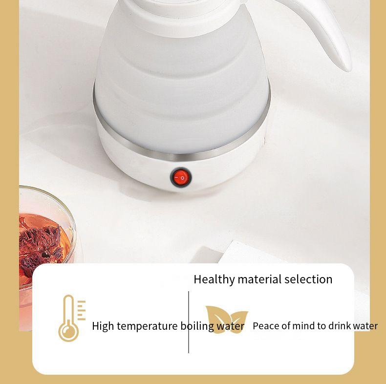 Foldable Silicone Electric Kettle For Business Travel & Dorms_voghion.com