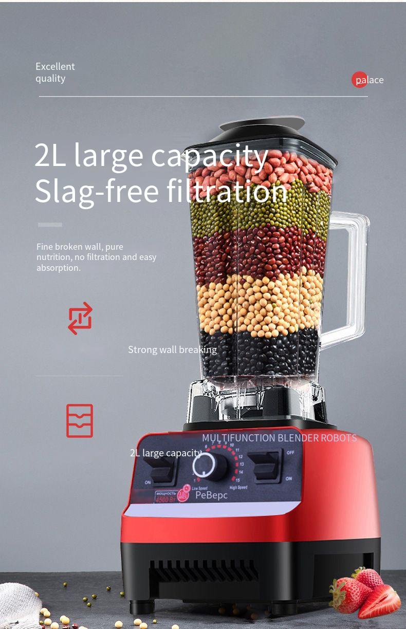 Countertop Blender Food Processor For Kitchen Smoothies And Juice_voghion.com