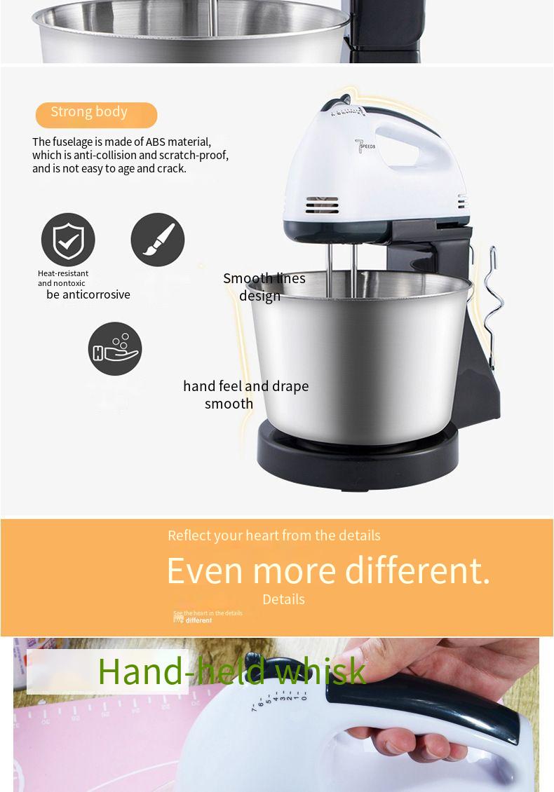 Stainless Steel Tabletop Egg Beater And Dough Mixer For Baking_voghion.com