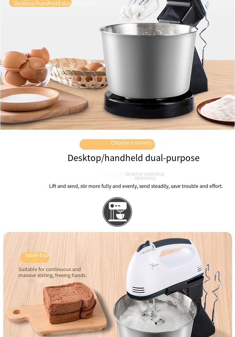 Stainless Steel Tabletop Egg Beater And Dough Mixer For Baking_voghion.com