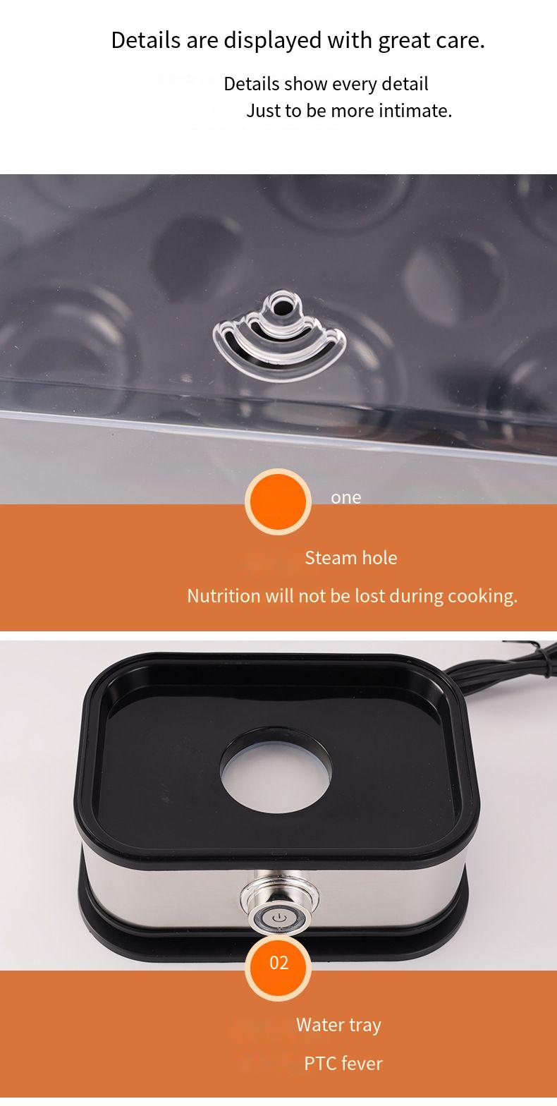 Multifunctional Egg Cooker With Automatic Stainless Steel Cooker, Kitchen Steamer, Household Breakfast Machine,_voghion.com
