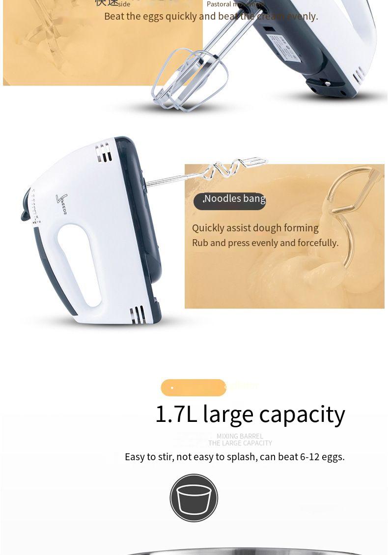 Stainless Steel Tabletop Egg Beater And Dough Mixer For Baking_voghion.com