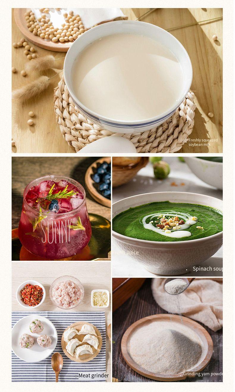 Countertop Blender Food Processor For Kitchen Smoothies And Juice_voghion.com