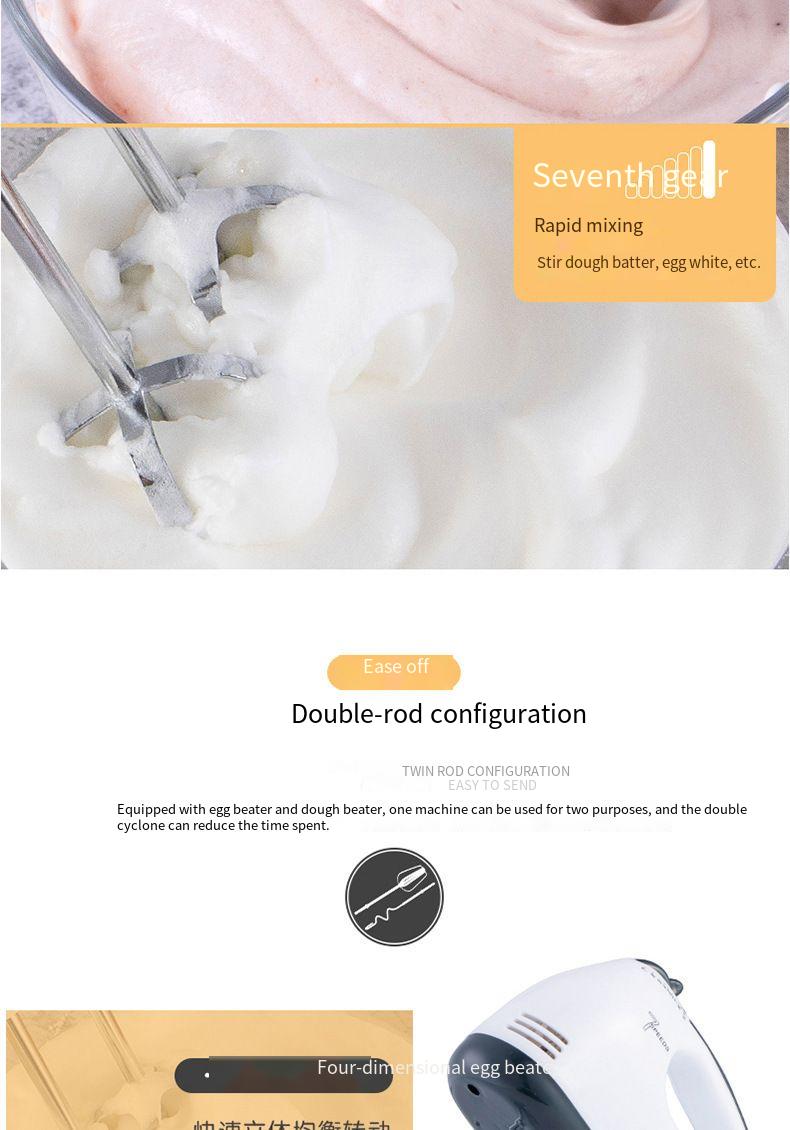 Stainless Steel Tabletop Egg Beater And Dough Mixer For Baking_voghion.com